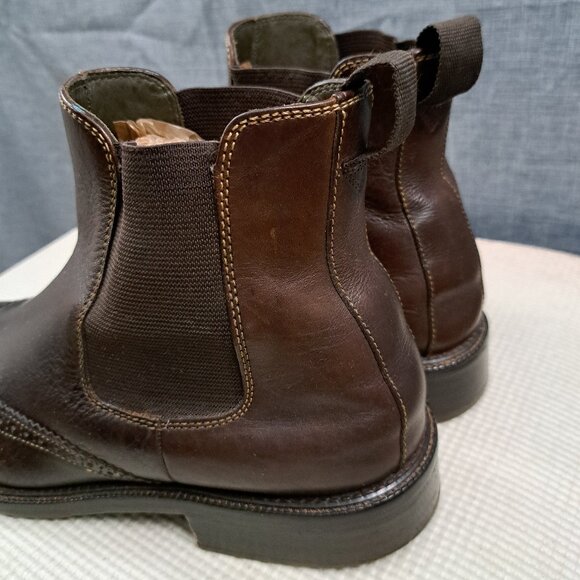 Cole Haan Men Leather Chukka Boots Brown Size 9.5 Brazil - Picture 4 of 12